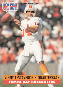 1991 Pro Set Football Vinny Testaverde #314
