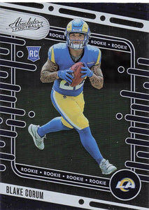 2024 Panini Absolute Football Retail Blake Corum #168 Rookie