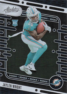 2024 Panini Absolute Football Retail Jaylen Wright #183 Rookie