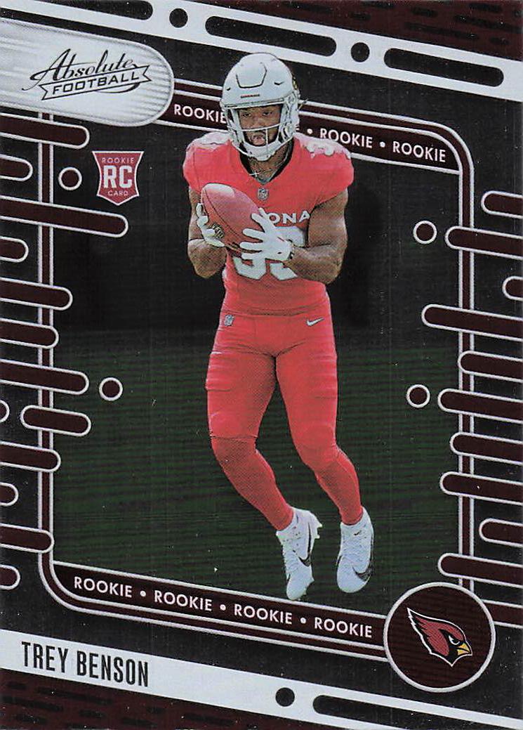 2024 Panini Absolute Football Retail Trey Benson #161 Rookie