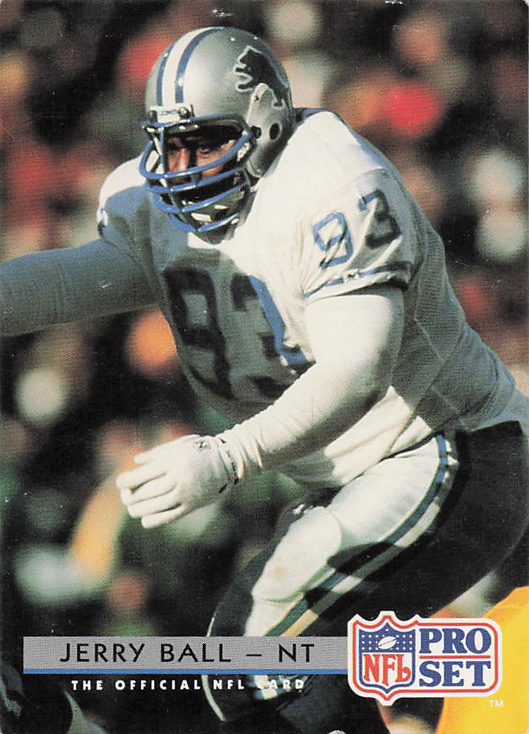 1992 Pro Set Football Jerry Ball #164