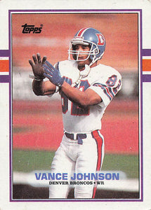 1989 Topps Football Vance Johnson #245