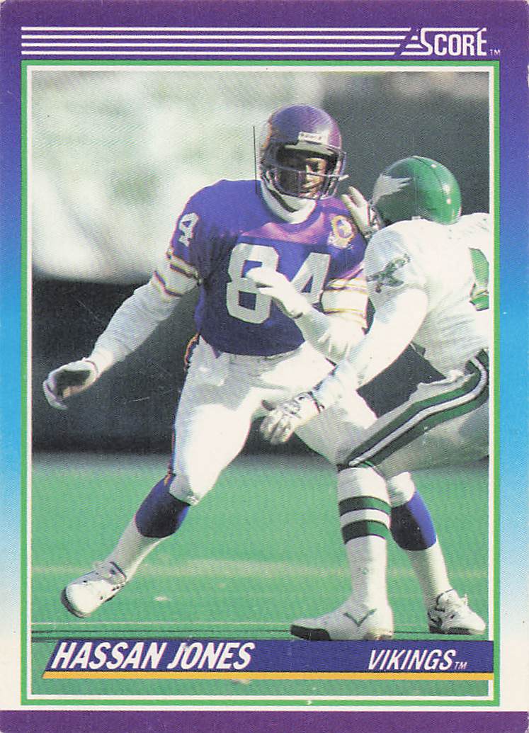 1990 Score Football Hassan Jones #120