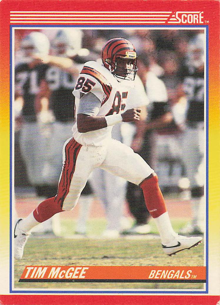 1990 Score Football Tim McGee #243
