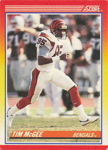 1990 Score Football Tim McGee #243