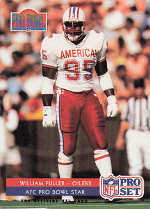1992 Pro Set Football William Fuller #383