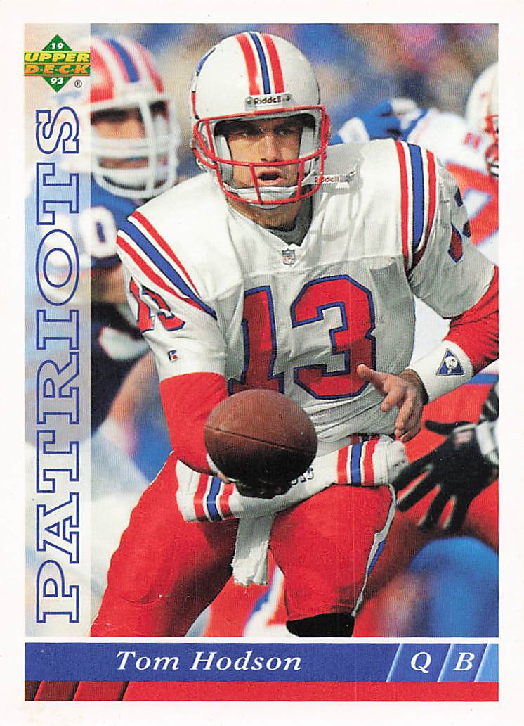 1993 Upper Deck Football Tom Hodson #187