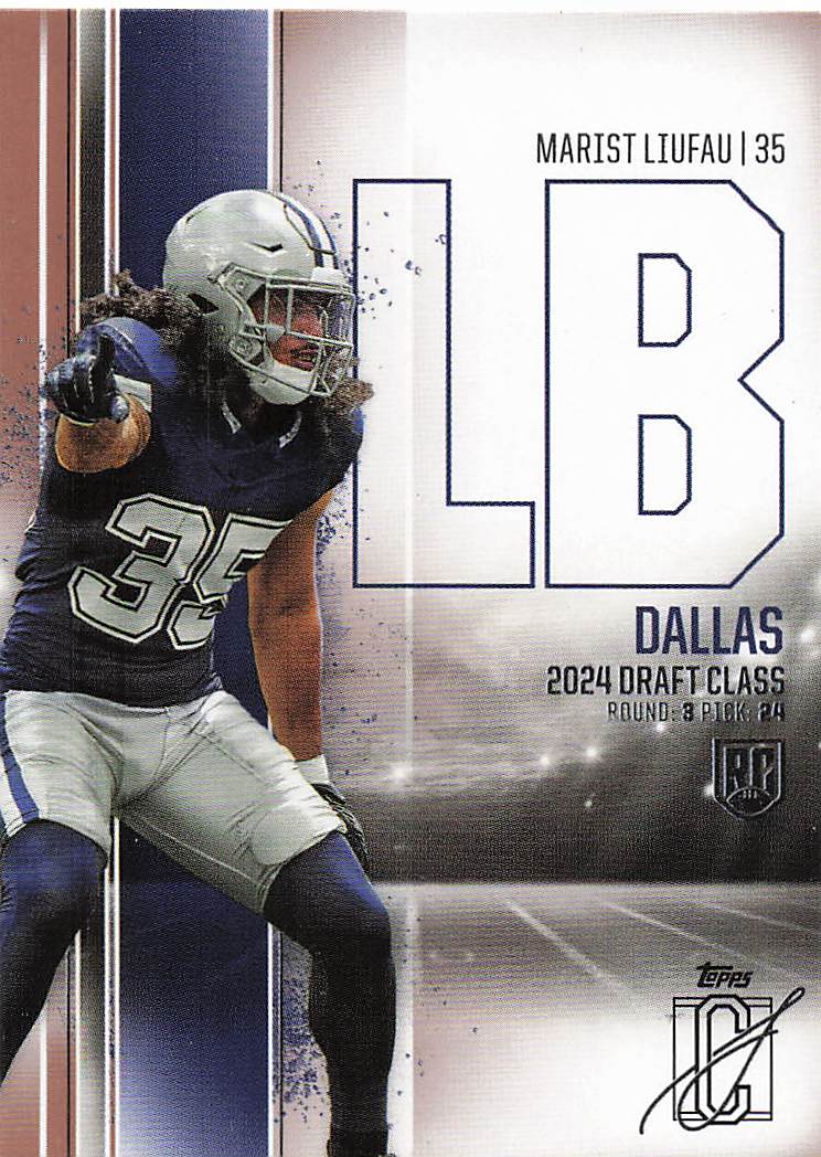 2024 Topps Signature Class Football Marist Liufau #96 Rookie
