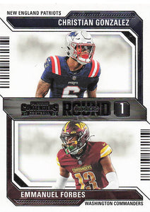 2023 Panini Contenders Round Numbers Christian Gonzalez / Emmanuel Forbes #3