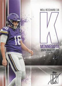 2024 Topps Signature Class Football Will Reichard #151 Rookie