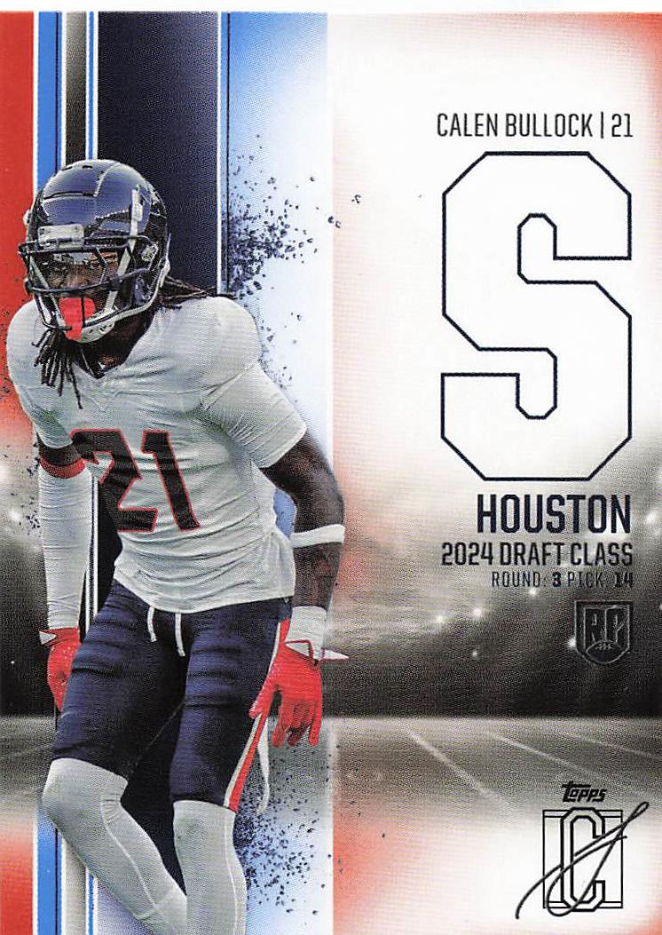 2024 Topps Signature Class Football Calen Bullock #115 Rookie