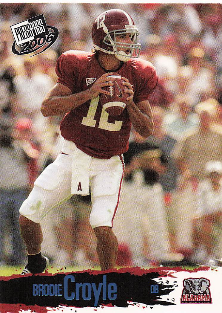 2006 Press Pass Football Blue Brodie Croyle #B1