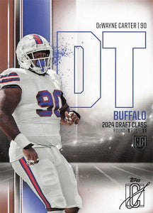 2024 Topps Signature Class Football DeWayne Carter #79 Rookie
