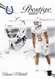 2024 Panini Prestige Football Adonai Mitchell #325 Rookie