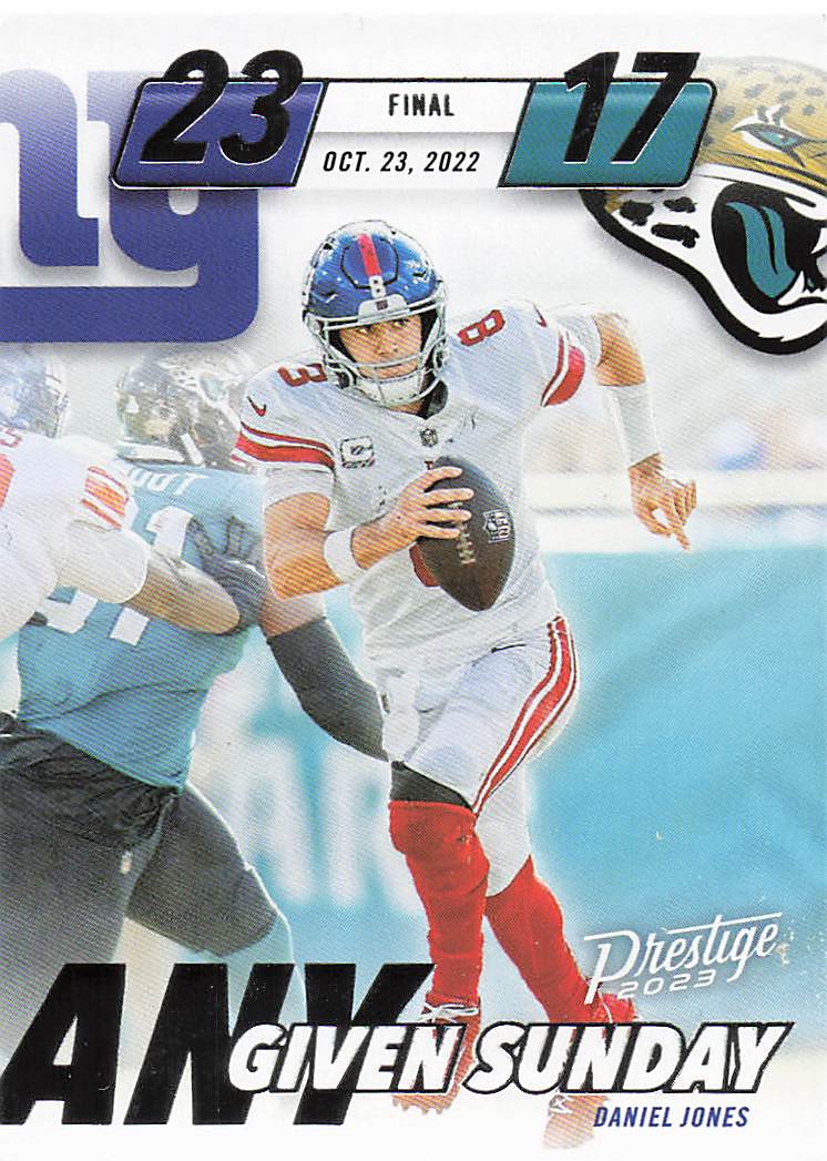 2023 Panini Prestige Football Any Given Sunday Daniel Jones #AGS-7