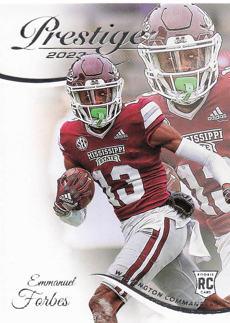 2023 Panini Prestige Football Emmanuel Forbes #335 Rookie