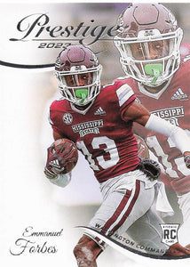 2023 Panini Prestige Football Emmanuel Forbes #335 Rookie