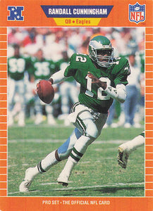 1989 Pro Set Football Randall Cunningham #315