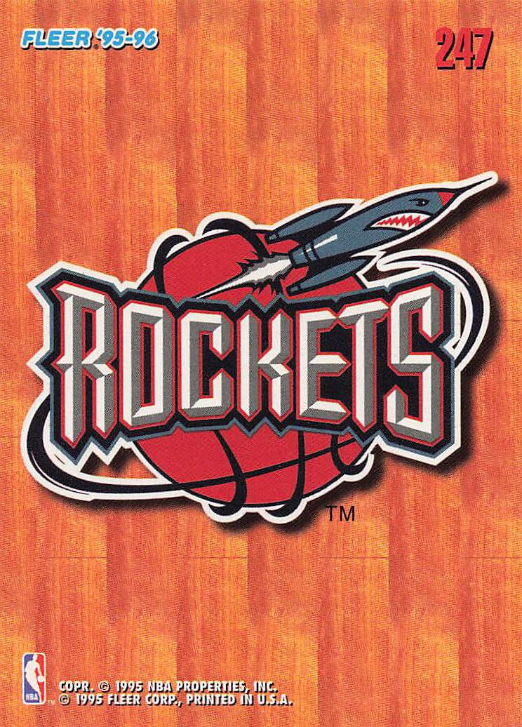 1995-96 Fleer European Basketball Houston Rockets #247