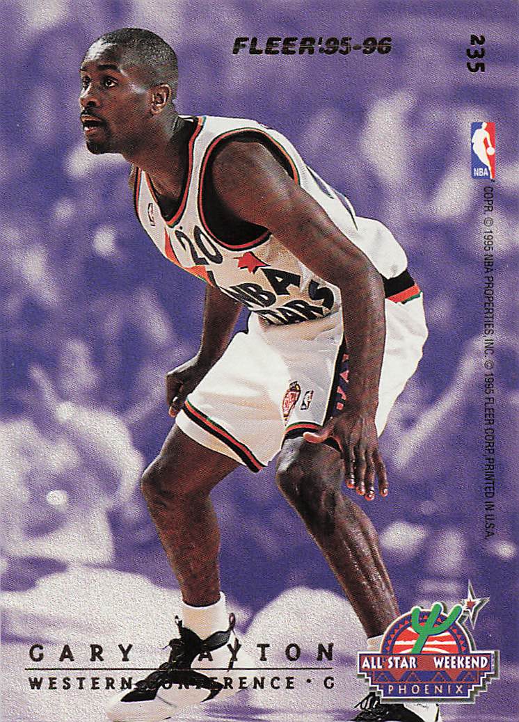 1995-96 Fleer European Basketball Dana Barros / Gary Payton #235