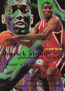 1995-96 Fleer Basketball Derrick Alston #134