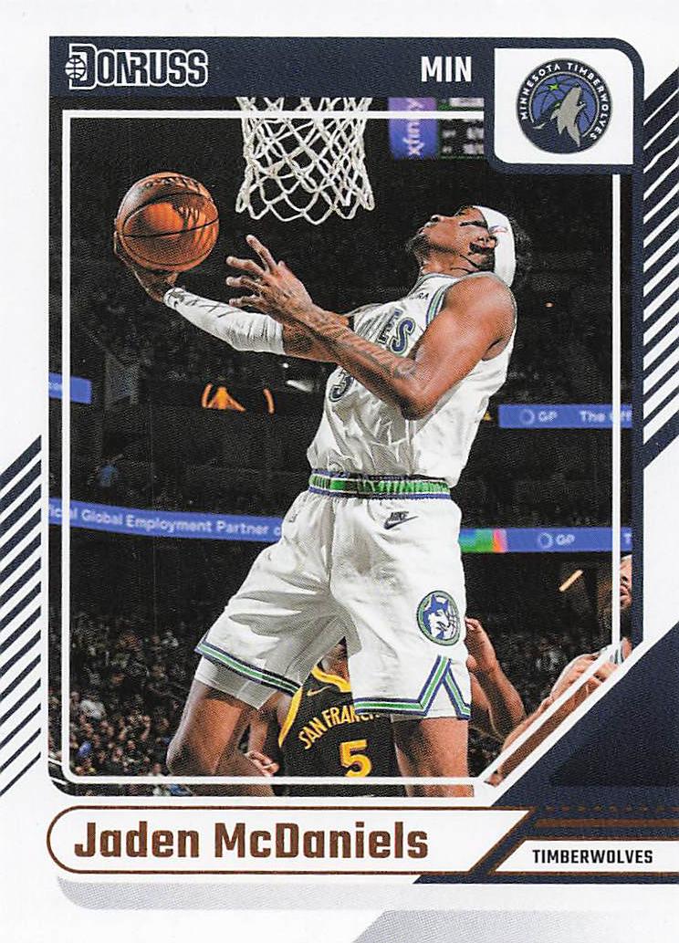 2024-25 Donruss Basketball Jaden McDaniels #36