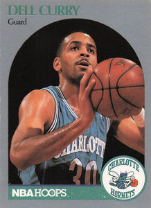 1990-91 Hoops Basketball Dell Curry #52