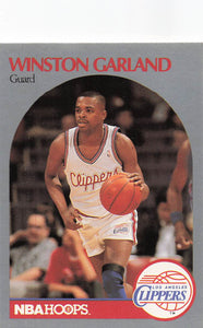 1990-91 Hoops Basketball Winston Garland #143