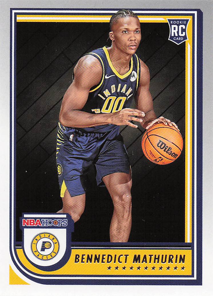 2022-23 Hoops Basketball Bennedict Mathurin #236 Rookie
