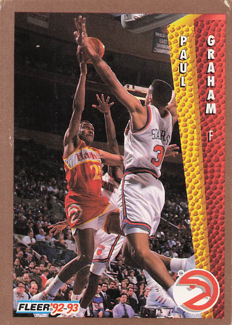 1992-93 Fleer Basketball Paul Graham #3