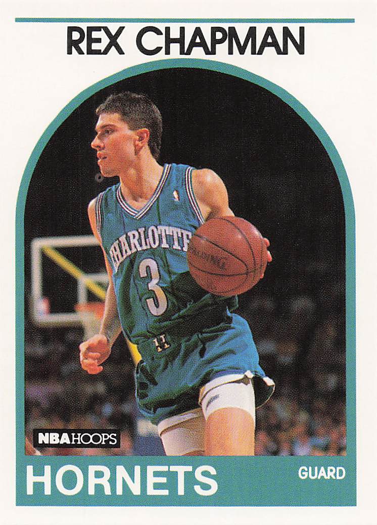 1989-90 Hoops Basketball Rex Chapman #54 Rookie