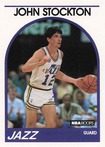 1989-90 Hoops Basketball John Stockton #140