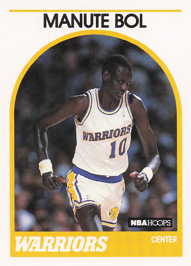 1989-90 Hoops Superstars Basketball Manute Bol #33