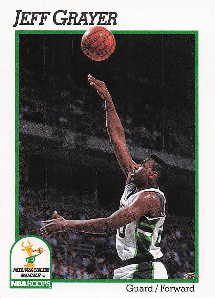 1991-92 Hoops Basketball Jeff Grayer #391