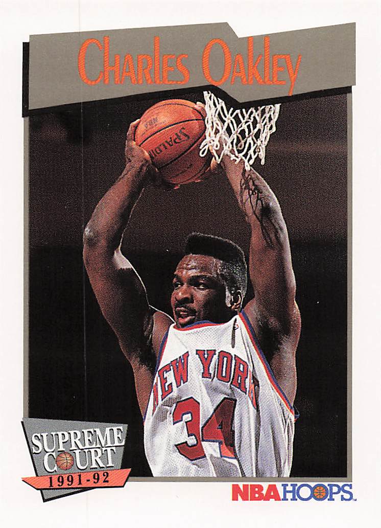 1991-92 Hoops Basketball Charles Oakley #484