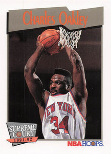 1991-92 Hoops Basketball Charles Oakley #484