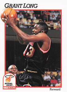 1991-92 Hoops Basketball Grant Long #387