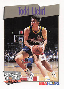 1991-92 Hoops Basketball Todd Lichti #462