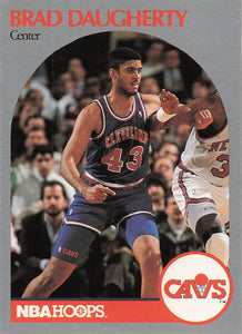 1990-91 Hoops Basketball Brad Daugherty #73