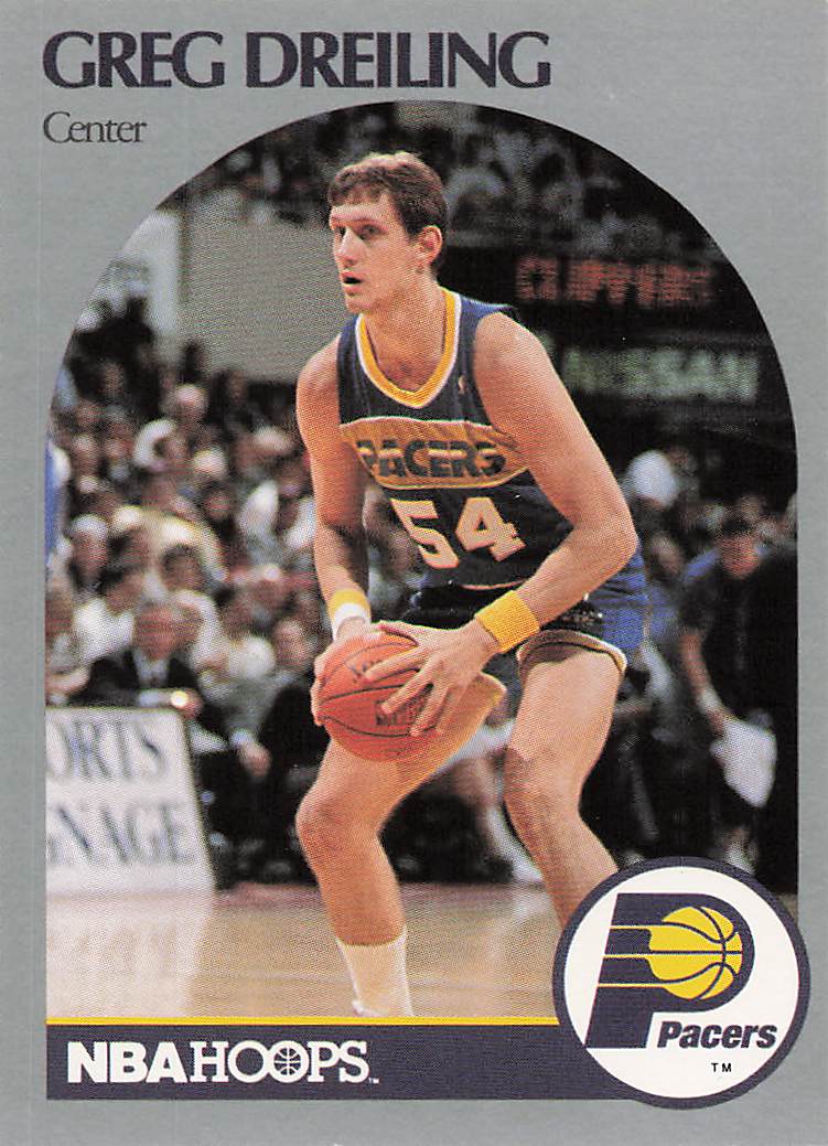 1990-91 Hoops Basketball Greg Dreiling #132 Rookie