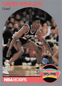 1990-91 Hoops Basketball David Wingate #273