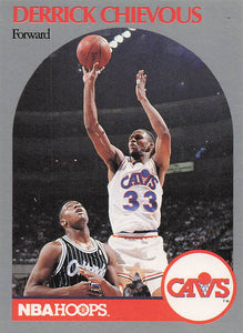1990-91 Hoops Basketball Derrick Chievous #72