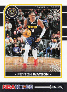 2024-25 Hoops Haunted Hoops Basketball Peyton Watson #89