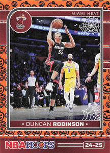 2024-25 Hoops Haunted Hoops Basketball Orange Duncan Robinson #203
