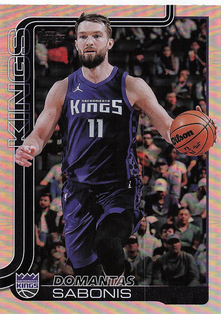 2025-26 Topps Basketball Rainbow Foilboard Domantas Sabonis #167