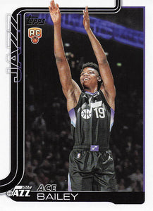 2025-26 Topps Basketball Ace Bailey #205 Rookie