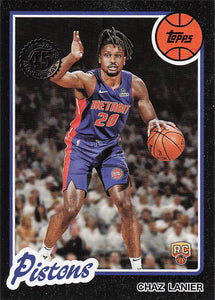 2025-26 Topps Basketball 1980-81 Topps Basketball Chaz Lanier #80BK-80