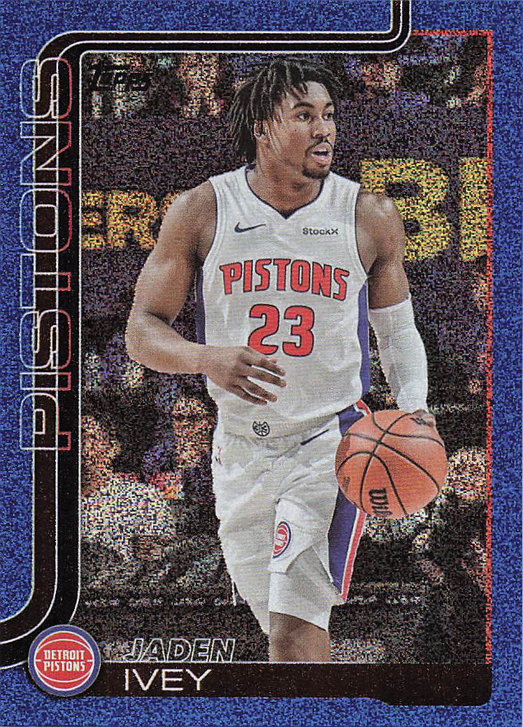 2025-26 Topps Basketball Sandglitter Blue SSP Jaden Ivey #45