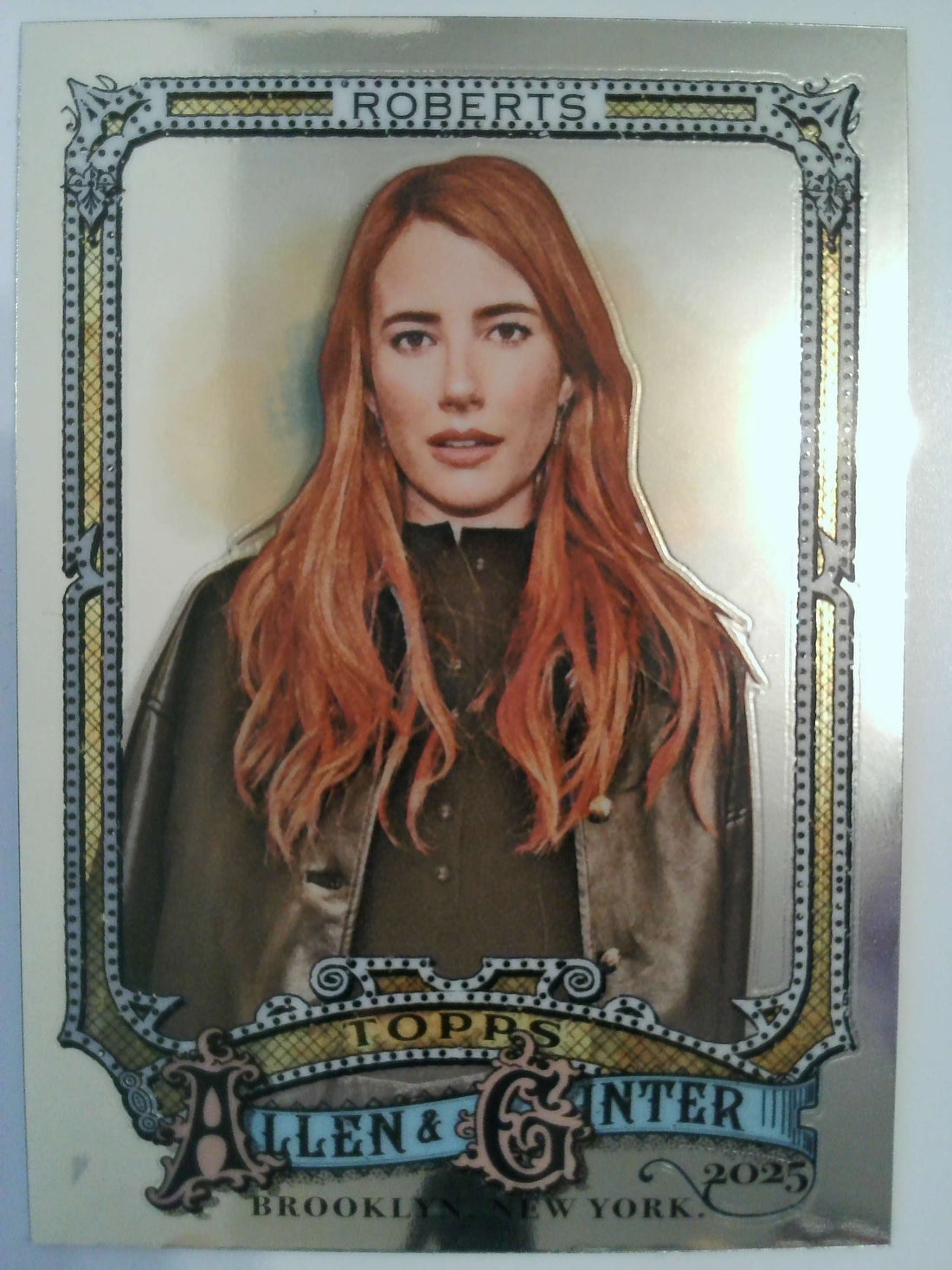 2025 Topps Allen & Ginter - Chrome Baseball Emma Roberts #286