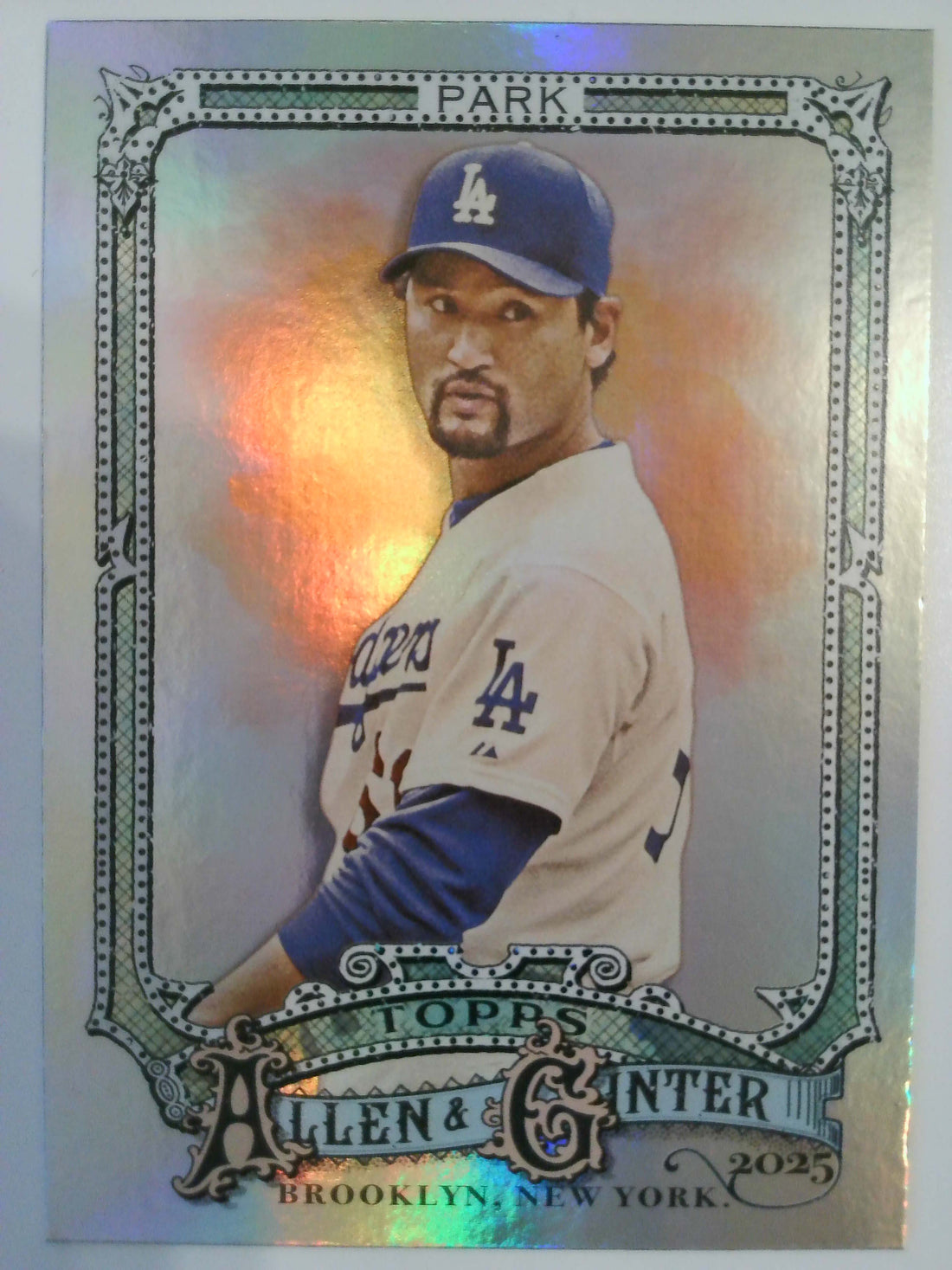 2025 Topps Allen & Ginter Baseball Silver Portrait Chan Ho Park #12
